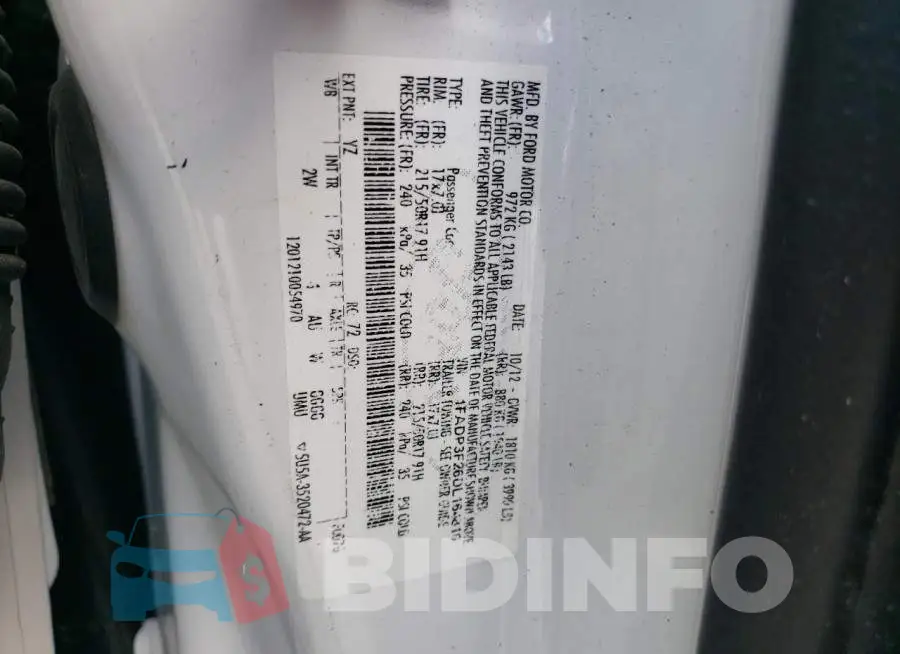 1FADP3F26DL164810 Photo# 10