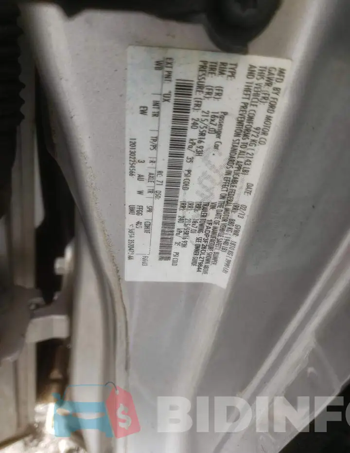 1FADP3F26DL279844 Photo# 12