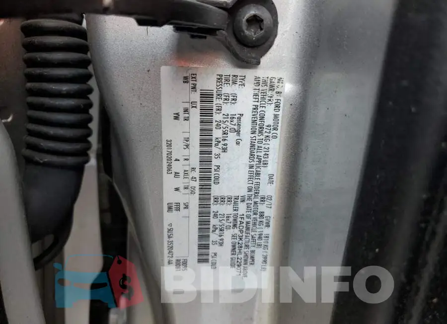 1FADP3K28HL229071 Photo# 10
