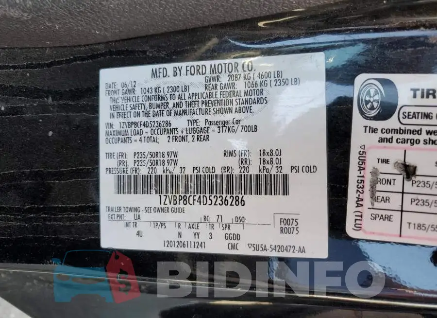 1ZVBP8CF4D5236286 Photo# 10