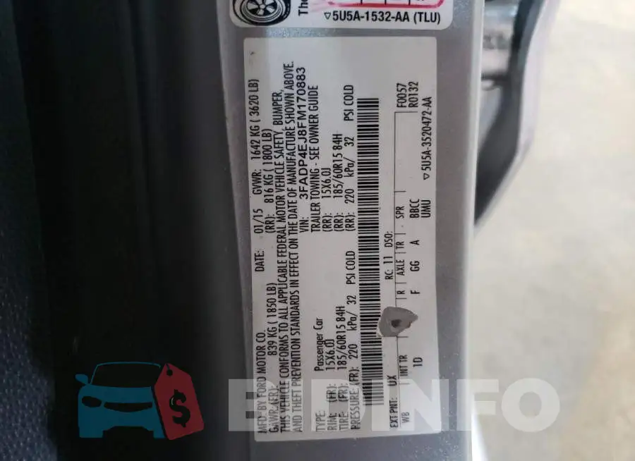 3FADP4EJ8FM170883 Photo# 10