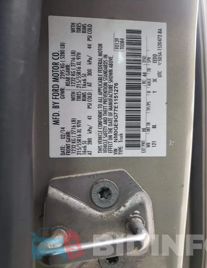 NM0GE9G77E1151276 Photo# 10