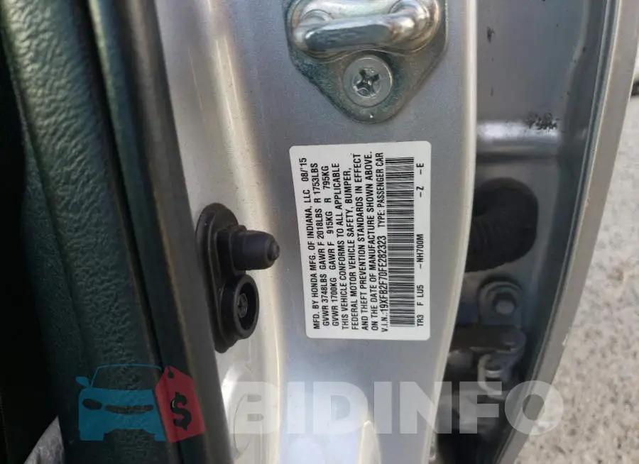 19XFB2F70FE282323 Photo# 10