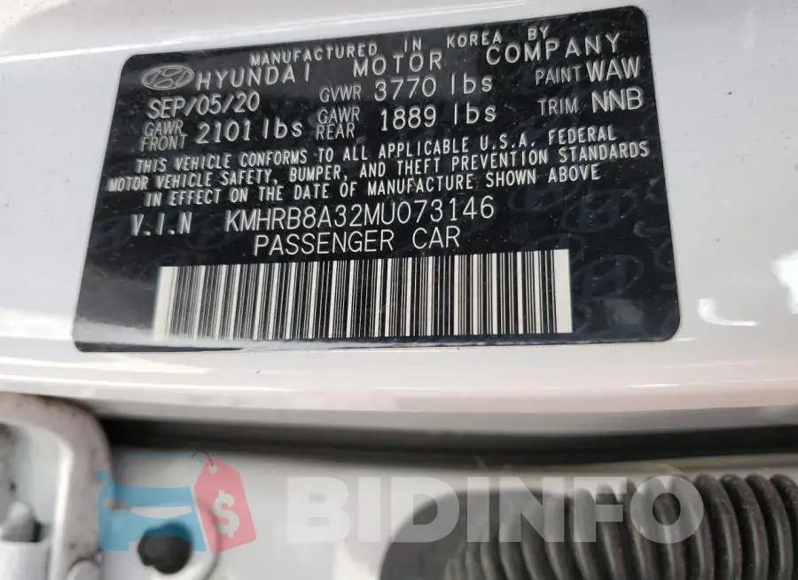 KMHRB8A32MU073146 Photo# 10