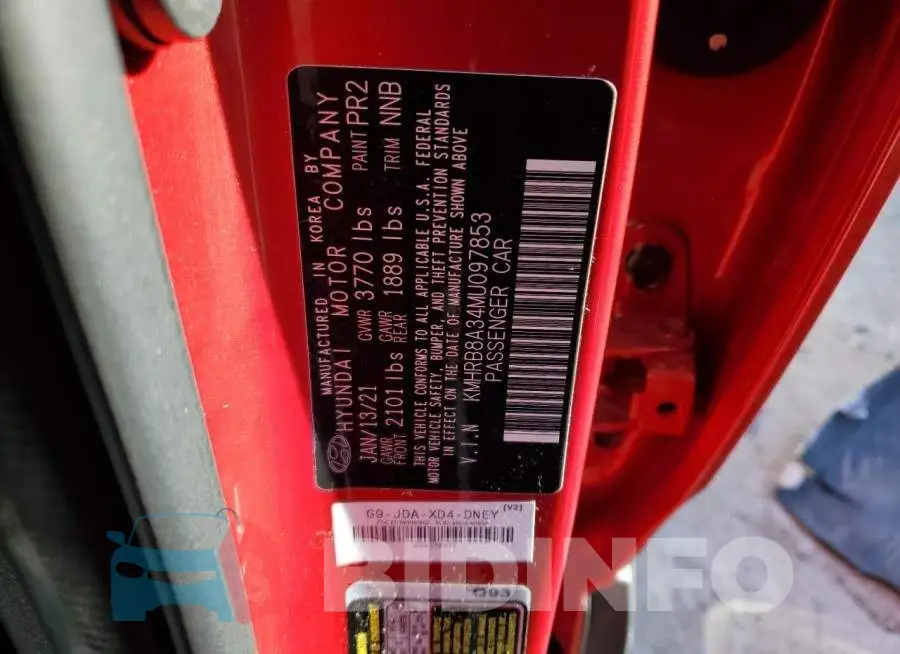 KMHRB8A34MU097853 Photo# 10