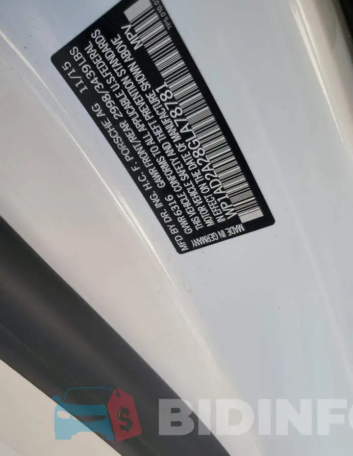 WP1AD2A28GLA78781 Photo# 10