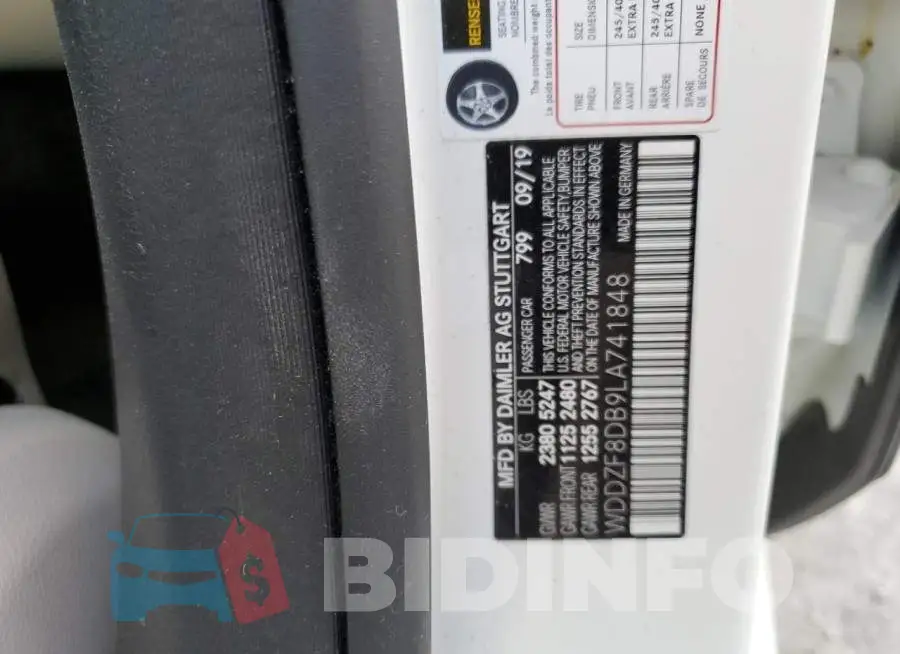 WDDZF8DB9LA741848 Photo# 10