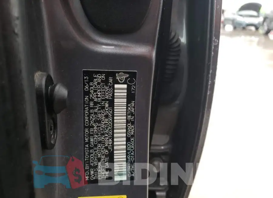 JTHBK1GG7D2069501 Photo# 12