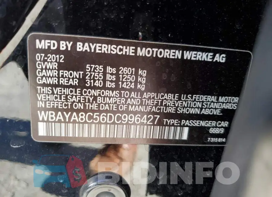 WBAYA8C56DC996427 Photo# 10
