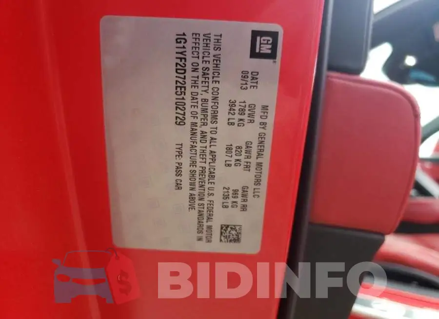 1G1YF2D72E5102729 Photo# 10