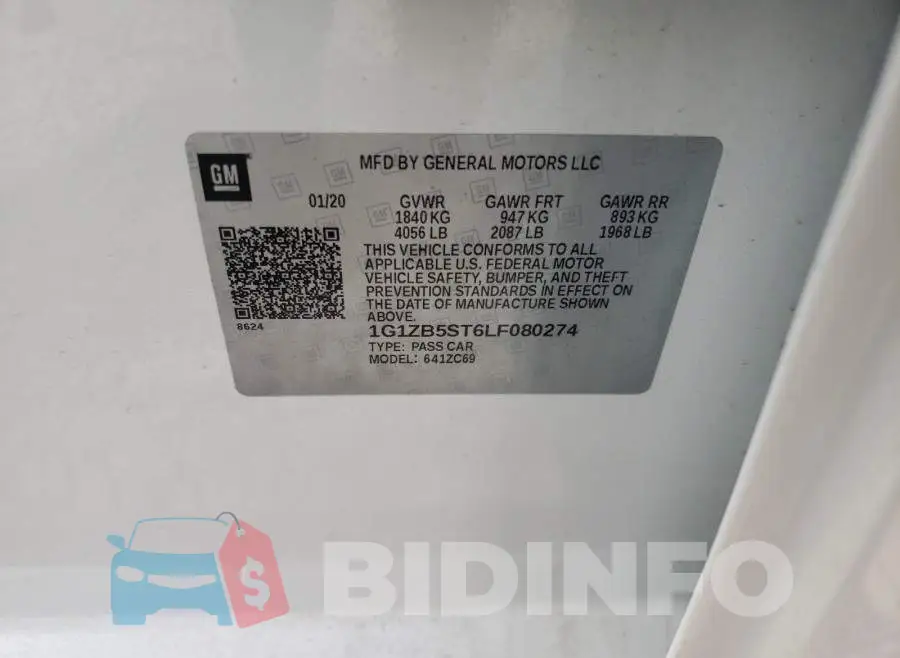 1G1ZB5ST6LF080274 Photo# 10