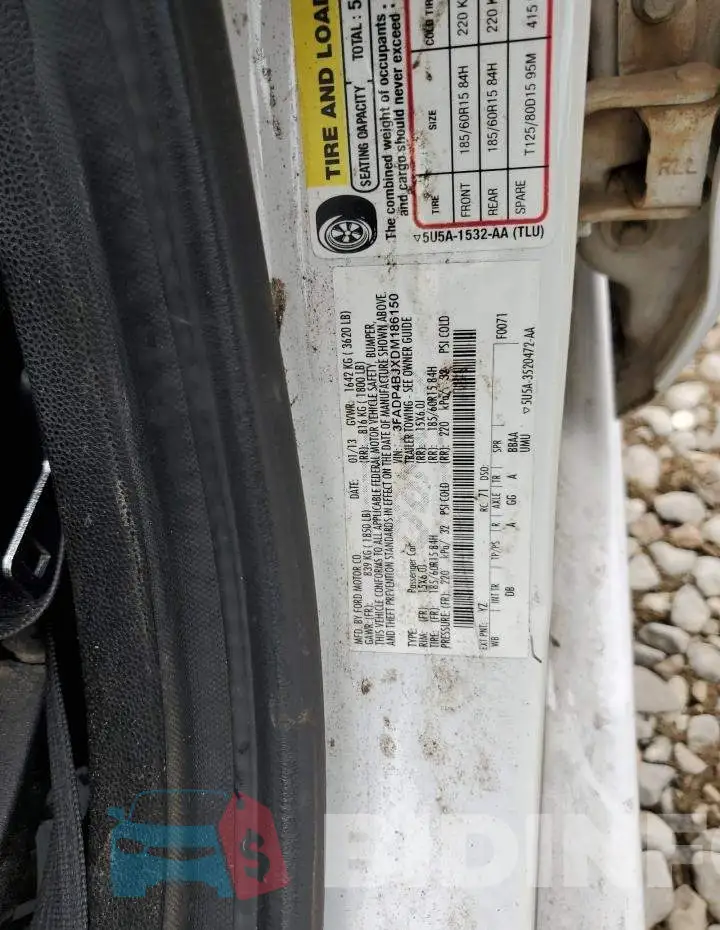 3FADP4BJXDM186150 Photo# 12
