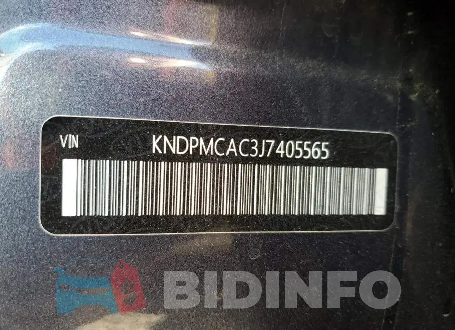 KNDPMCAC3J7405565 Photo# 10