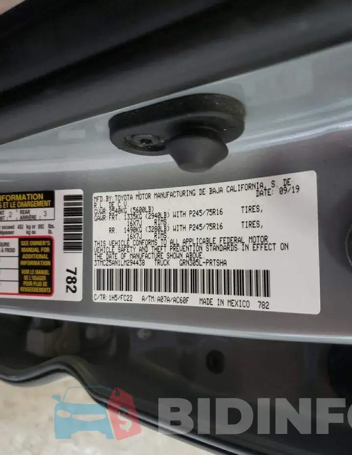 3TMCZ5AN1LM294438 Photo# 10