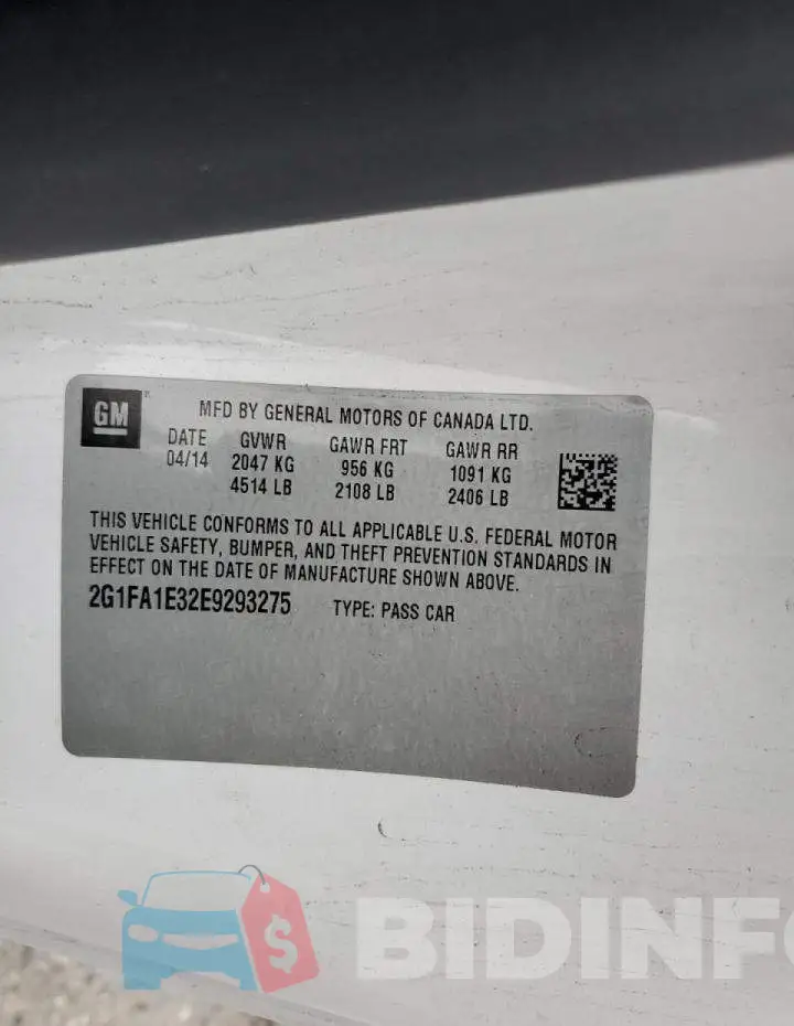 2G1FA1E32E9293275 Photo# 10