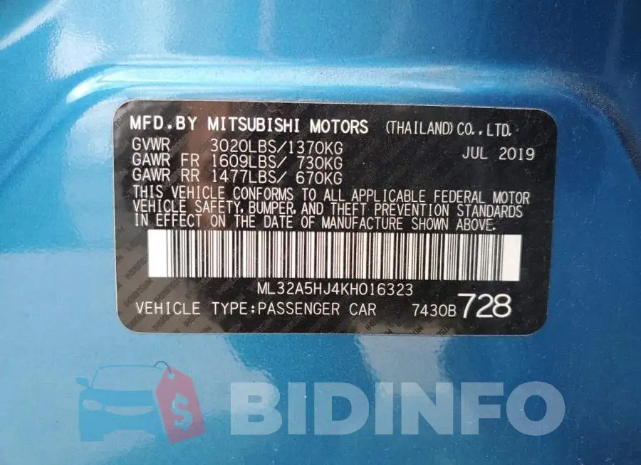 ML32A5HJ4KH016323 Photo# 10