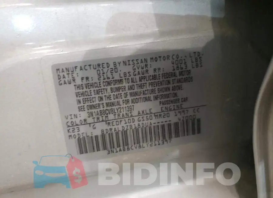 3N1AB8CV8LY211397 Photo# 10