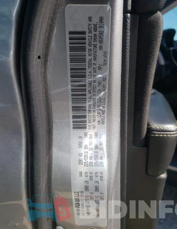 1C4PJLAB1GW346420 Photo# 10