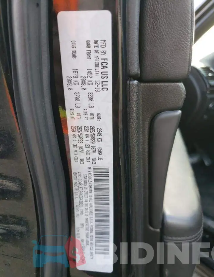 1C4RJECG4KC643821 Photo# 10