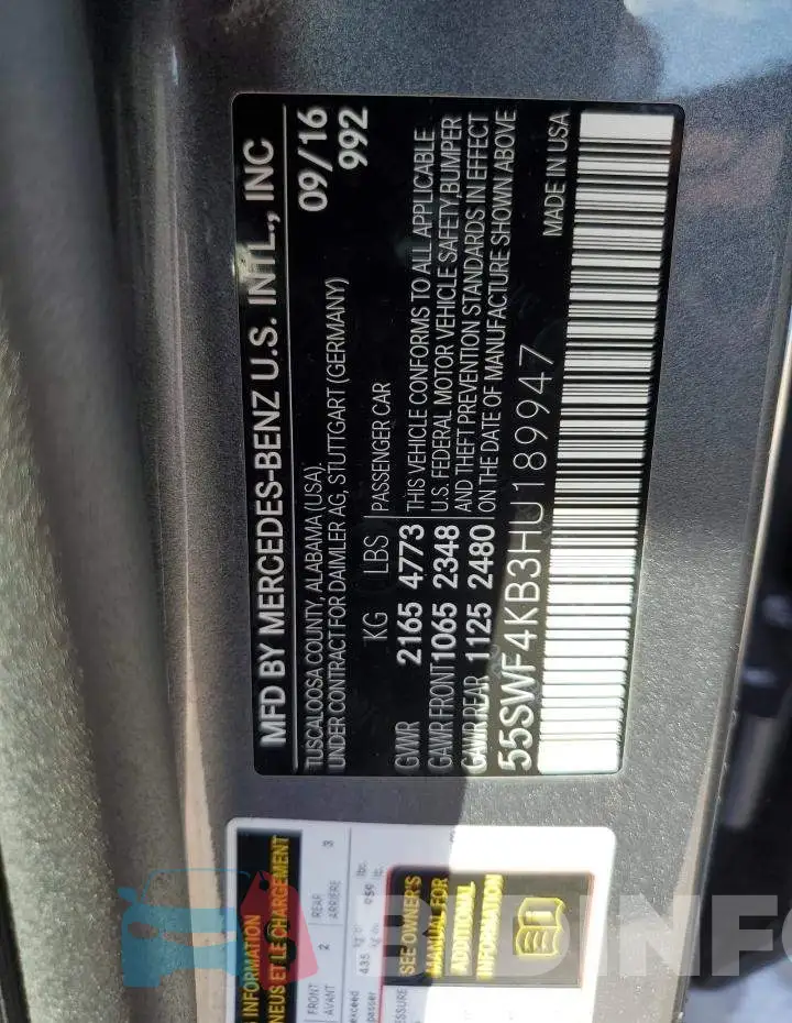 55SWF4KB3HU189947 Photo# 10