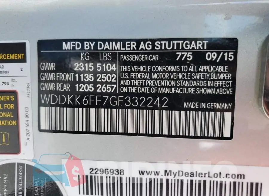 WDDKK6FF7GF332242 Photo# 10
