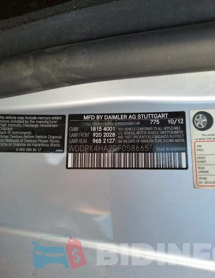 WDDPK4HA2DF058665 Photo# 10