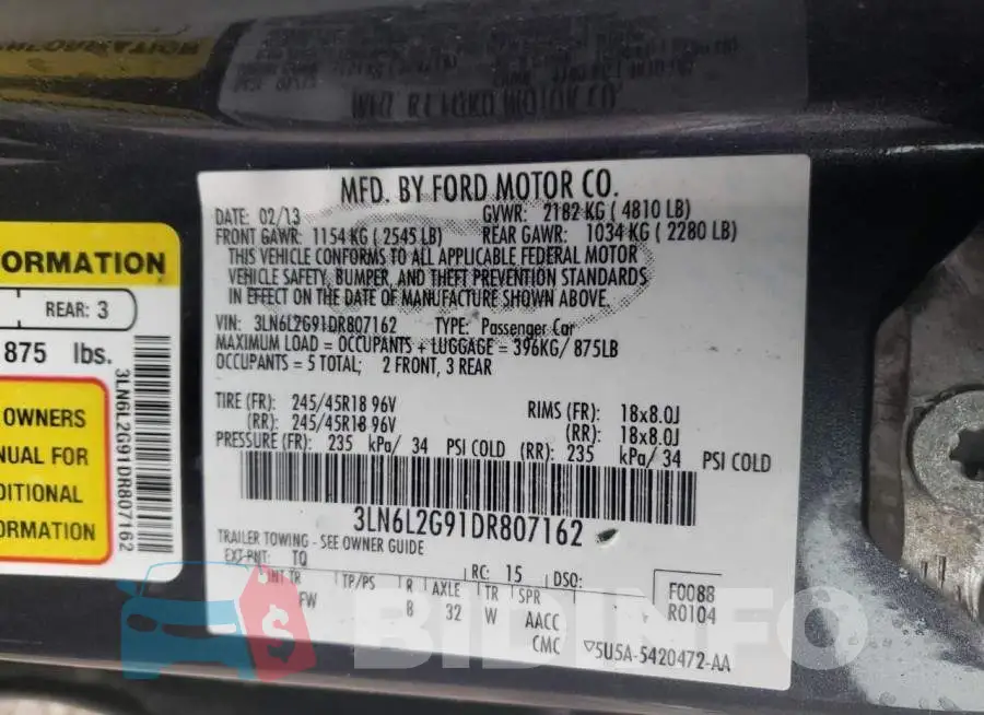 3LN6L2G91DR807162 Photo# 12