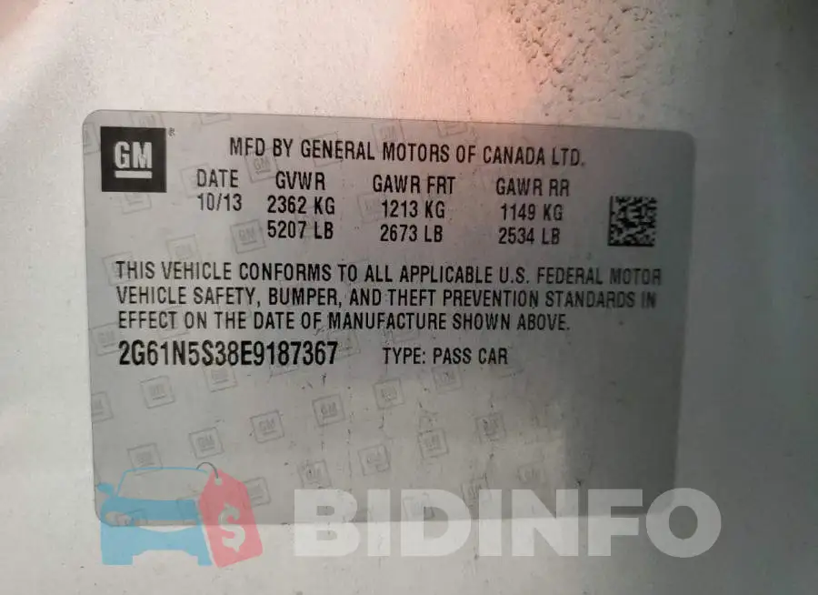 2G61N5S38E9187367 Photo# 10