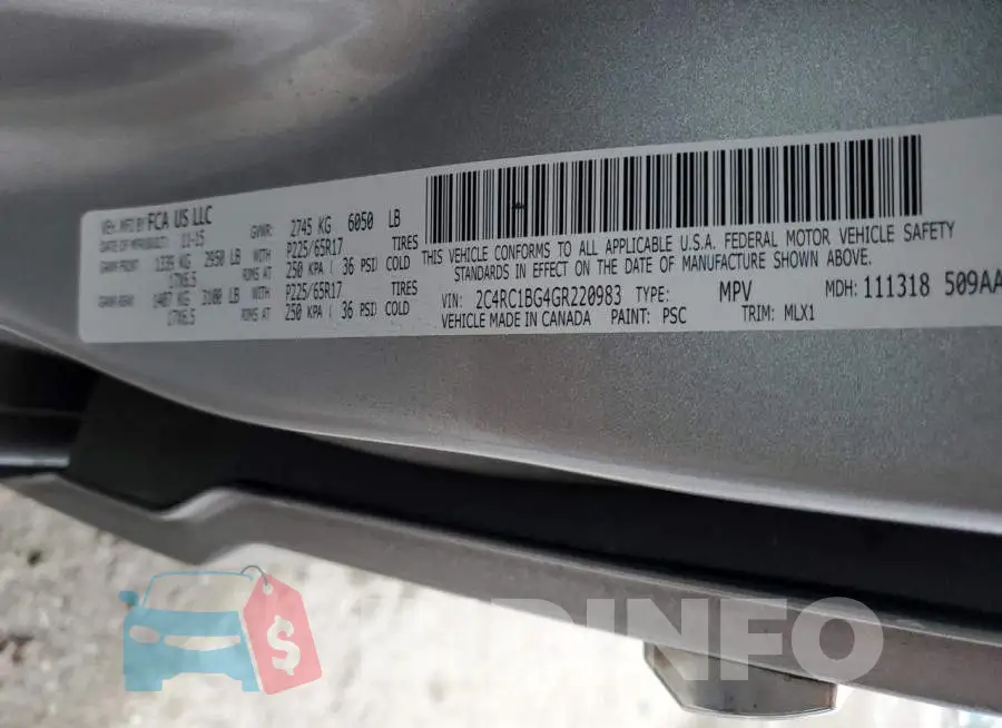 2C4RC1BG4GR220983 Photo# 10