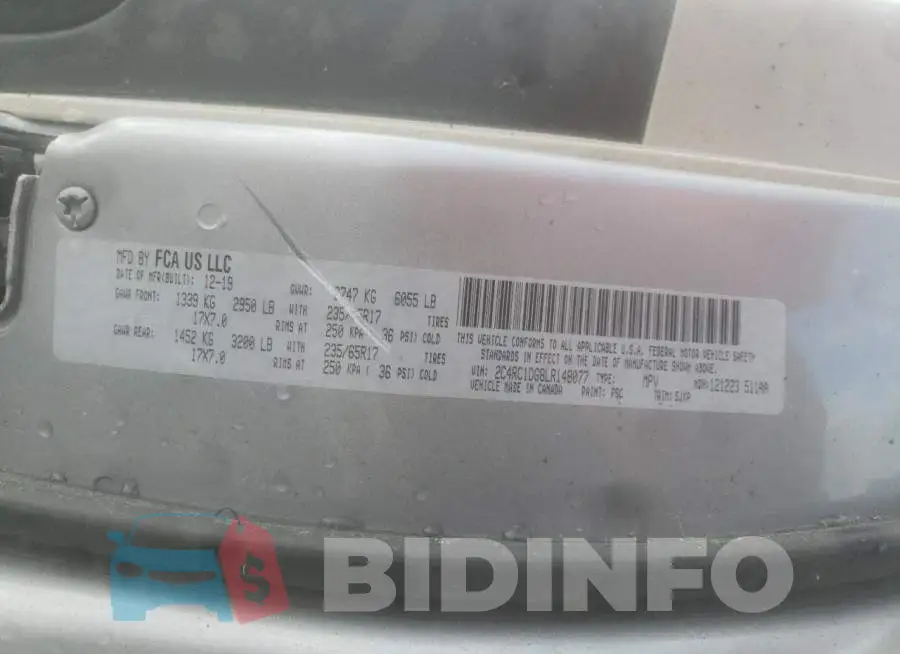 2C4RC1DG8LR148077 Photo# 14