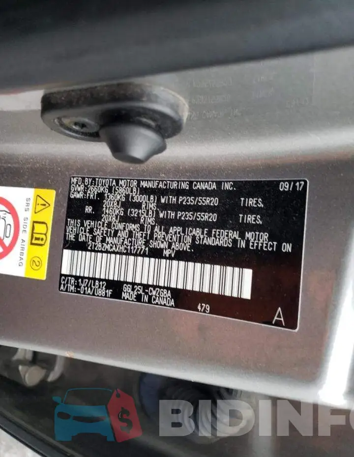 2T2BZMCAXHC117771 Photo# 13
