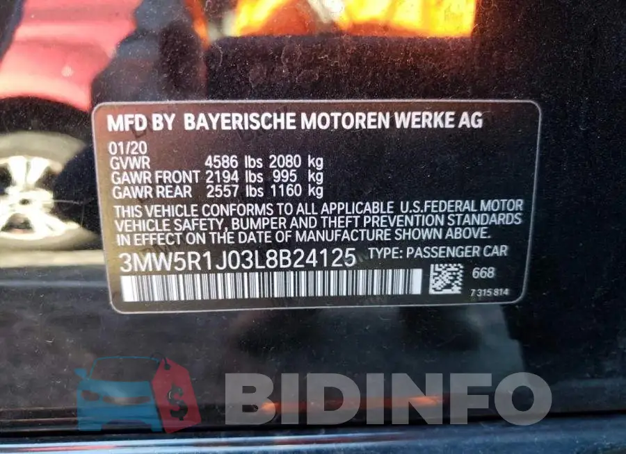 3MW5R1J03L8B24125 Photo# 12