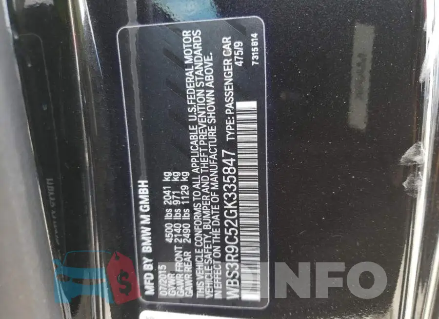 WBS3R9C52GK335847 Photo# 10