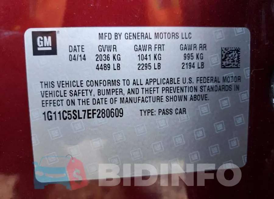 1G11C5SL7EF280609 Photo# 10