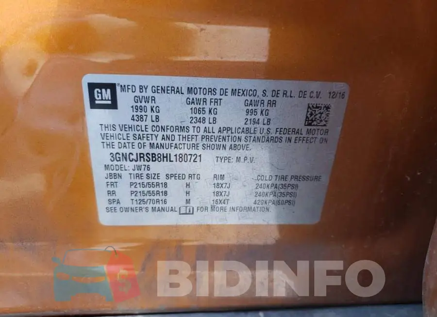 3GNCJRSB8HL180721 Photo# 13