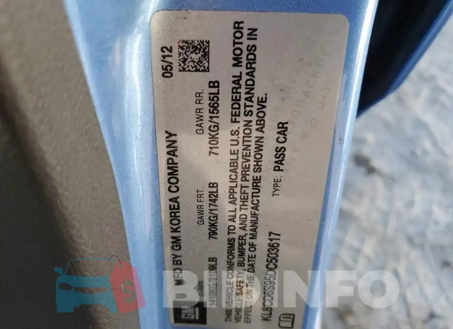 KL8CD6S95DC503617 Photo# 10