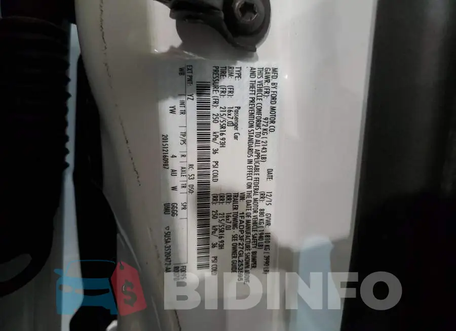 1FADP3F27GL253595 Photo# 12