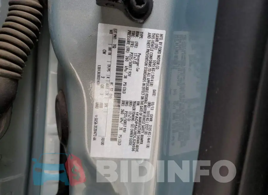 1FADP5AU8DL529556 Photo# 12