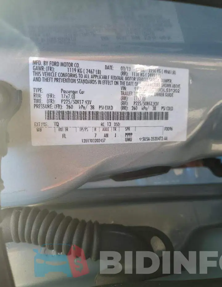 1FADP5CU9DL531202 Photo# 13