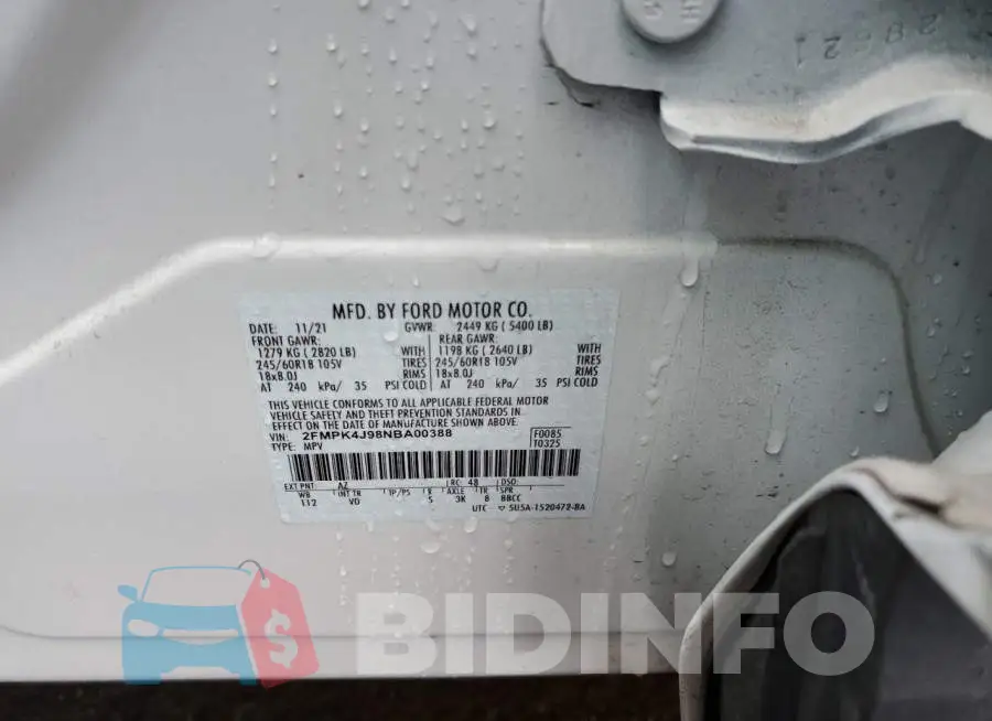 2FMPK4J98NBA00388 Photo# 10