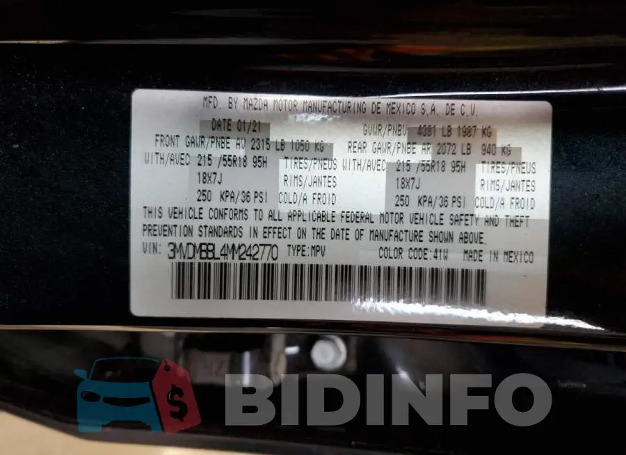 3MVDMBBL4MM242770 Photo# 13