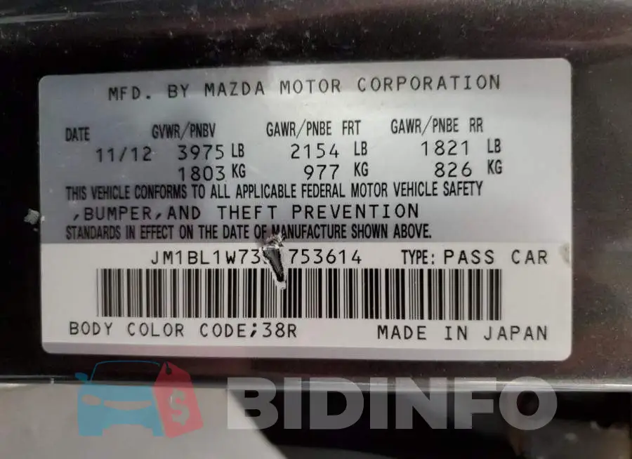 JM1BL1W73D1753614 Photo# 10