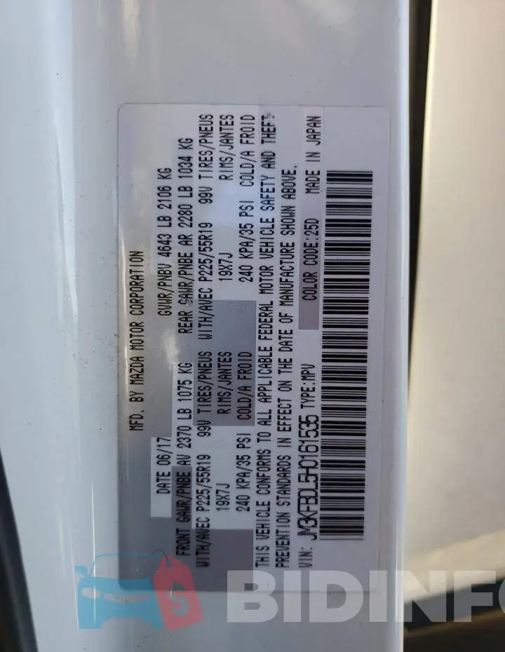 JM3KFBDL5H0161535 Photo# 10