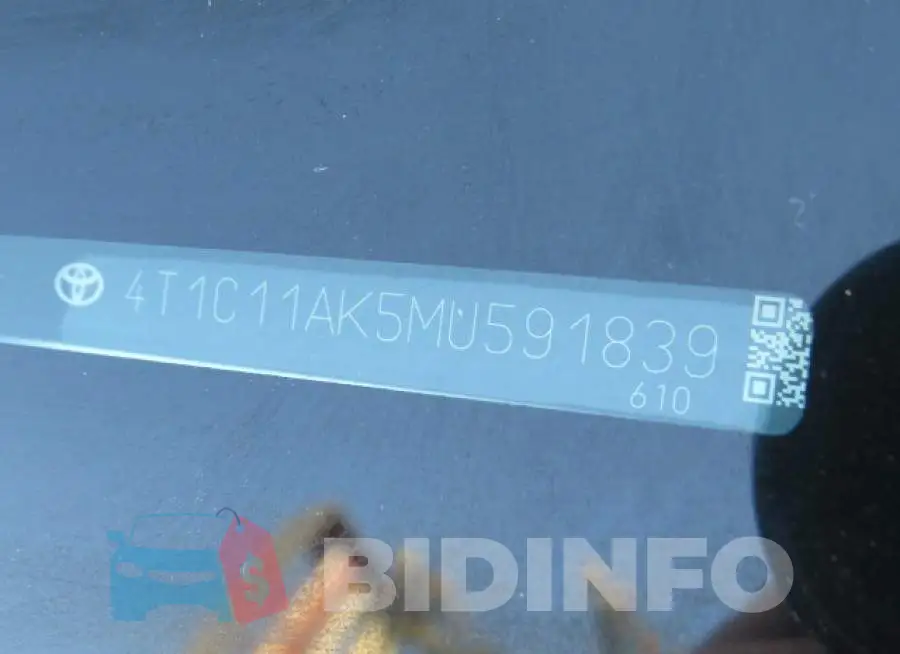 4T1C11AK5MU591839 Photo# 10