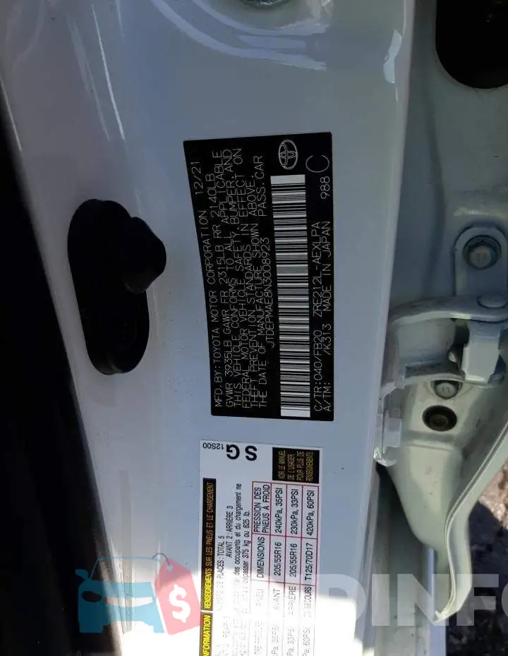 JTDEPMAE8N3008923 Photo# 10