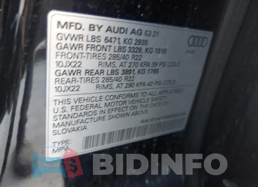 WA1EVAF16MD033204 Photo# 13