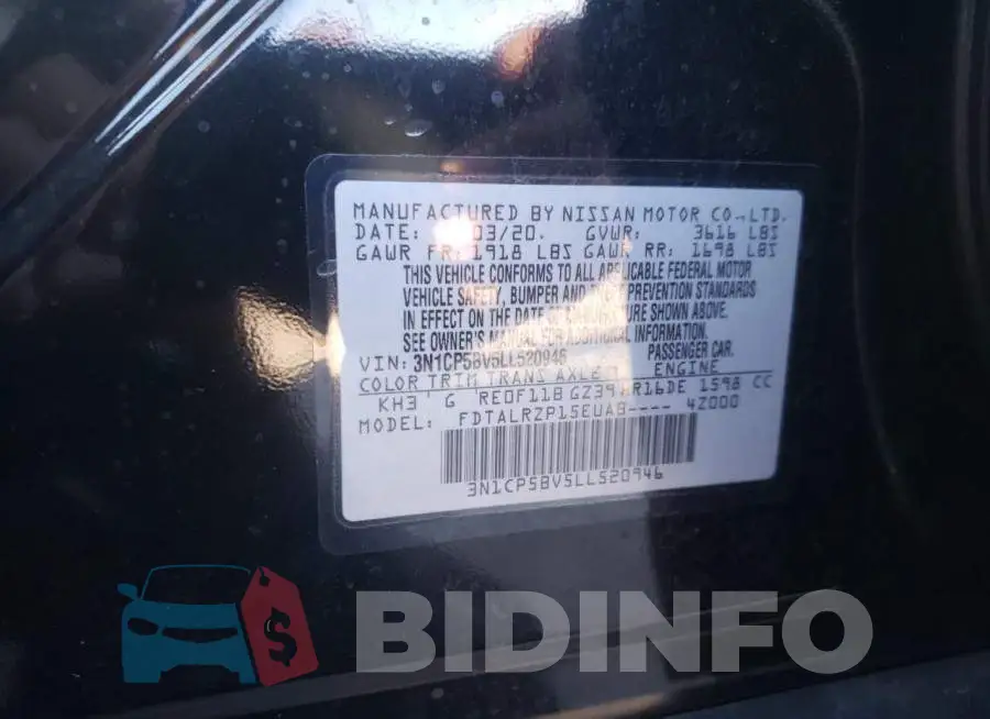 3N1CP5BV5LL520946 Photo# 10