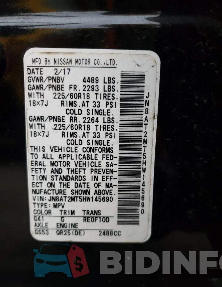JN8AT2MT5HW145690 Photo# 10
