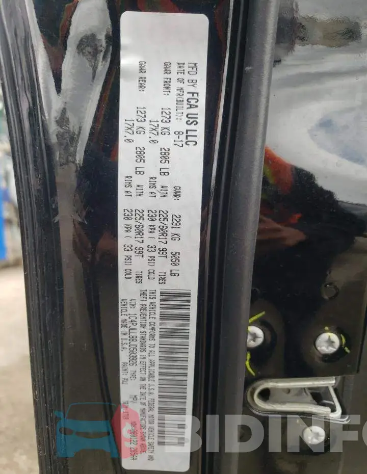 1C4PJLLB8JD503926 Photo# 10