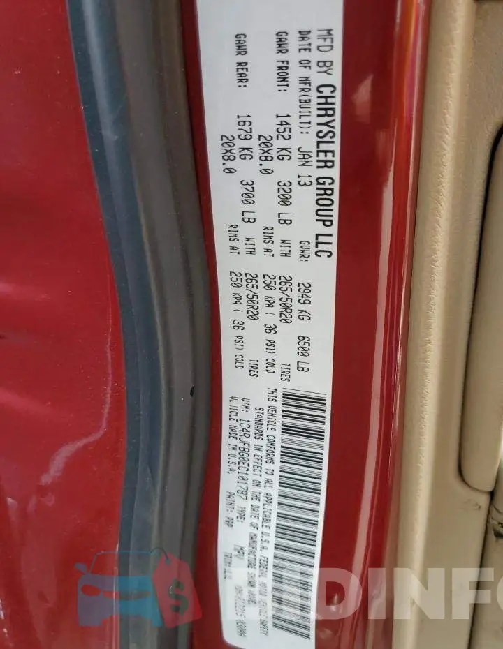 1C4RJFBG0EC101787 Photo# 10